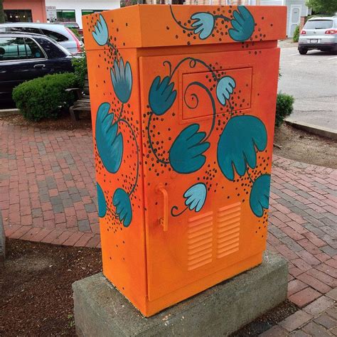 electricity box on the street|painted utility boxes.